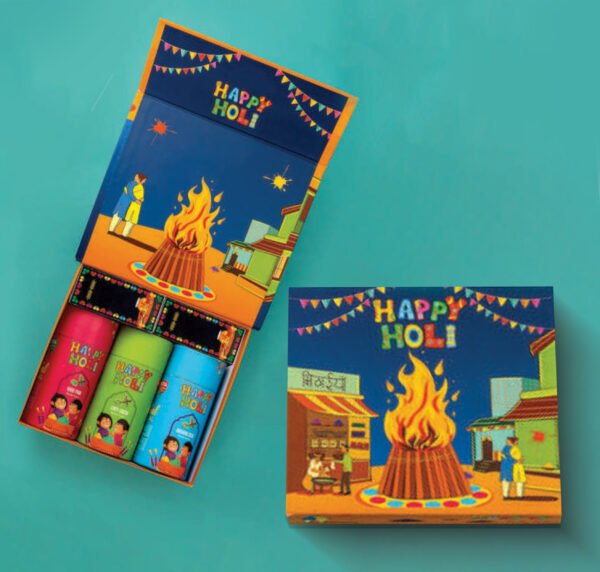 Happy Holi Color Spray Gift Box