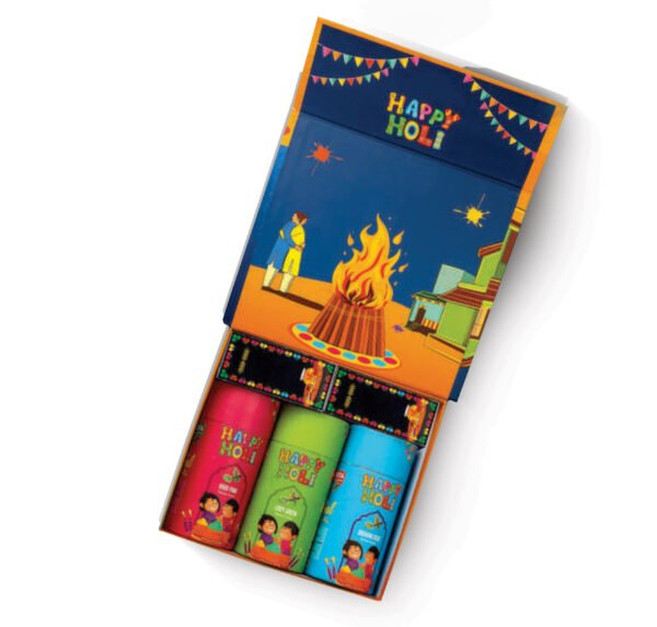 Happy Holi Color Spray Gift Box