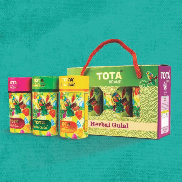 Premium Herbal Gulal Jar Gift Box